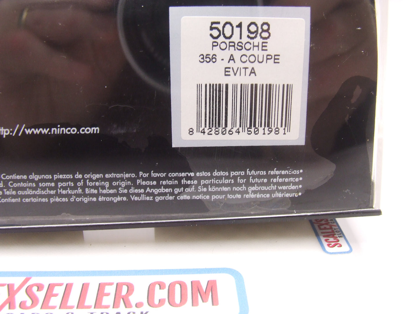 50198 Ninco Porsche 356 A Coupe "Evita" Eva Peron - Carrera Panamericana, #200 1:32 Slot Car