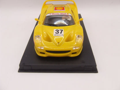 Ninco Ferrari F-50 Shell Yellow SKU 50124 1/32 scale slot car
