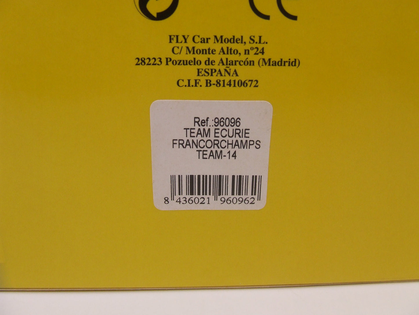 Fly Ferrari Yellow 365 GTB & Silver 250 GTO Team Ecurie Francorchamps Box Set 96096