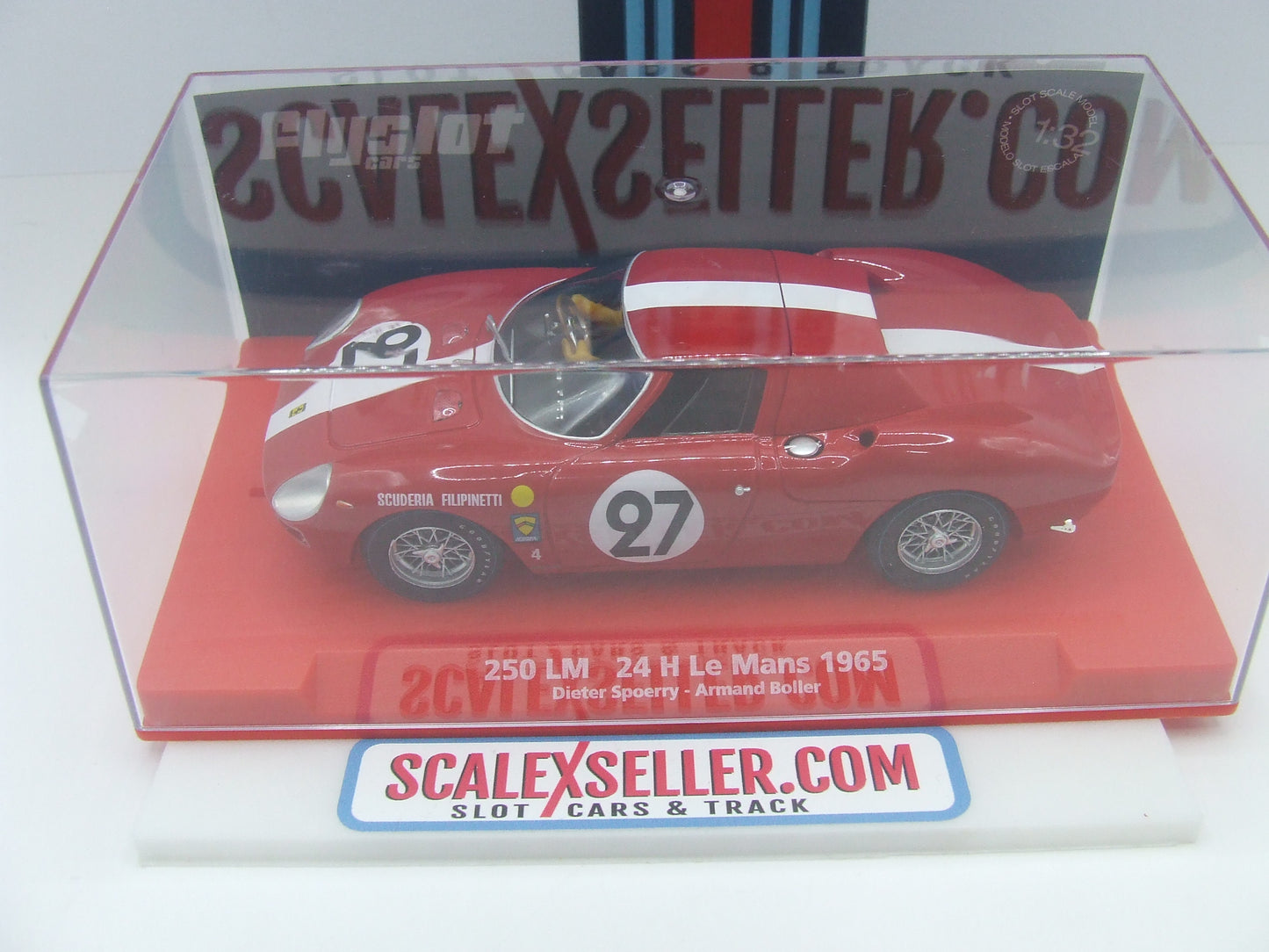 Fly F02101 - Ferrari 250 LM - Dieter Spoerry Armand Bolter  - '65 Le Mans