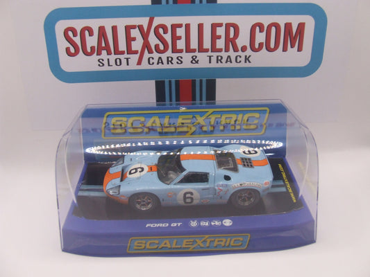 Gulf Ford GT 40 Le Mans 1969 #6 Scalextric C2404