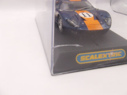 Scalextric Ford GT40 #11 Gulf - '67 Daytona - With Lights C2755