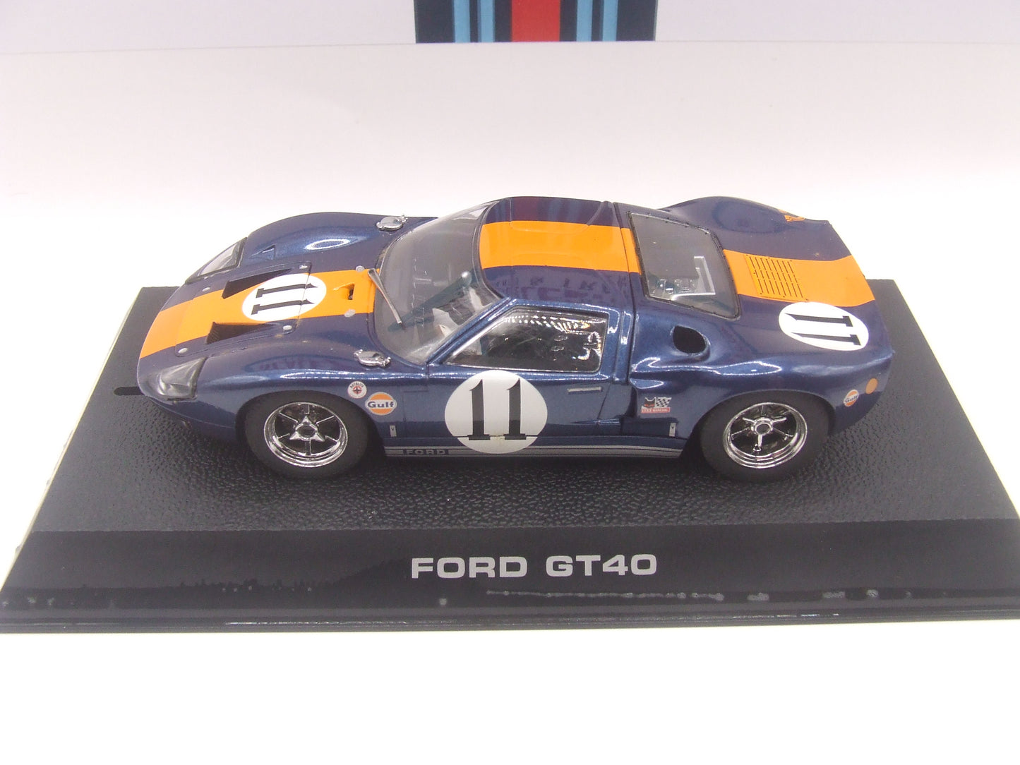 Scalextric Ford GT40 #11 Gulf - '67 Daytona - With Lights C2755