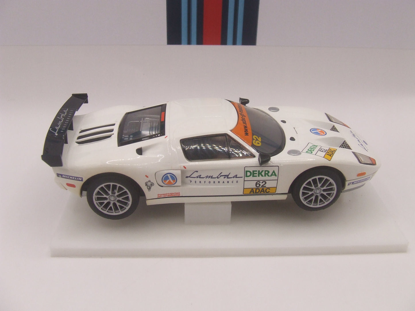 Scalextric C3290 Ford GT-R Lambda Racing No.62 White 1/32 slot car