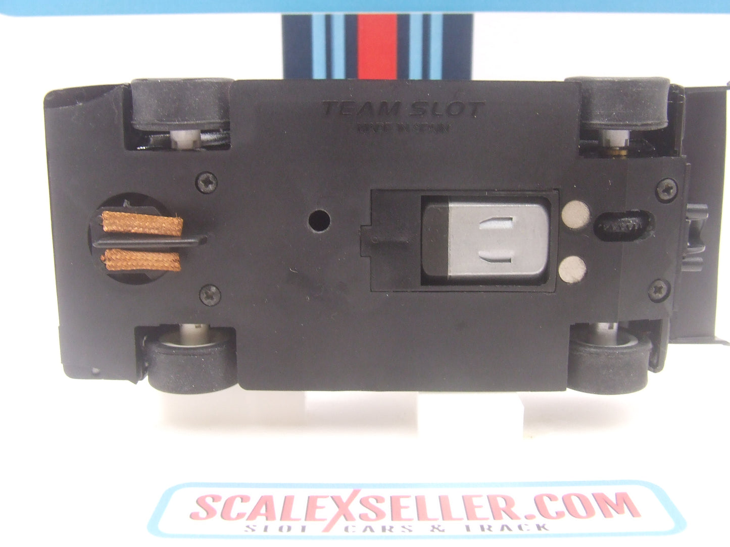Team Slot Lola B98/10 #3 Metallic Black & Blue paint with flames graphics 1/32 slot car