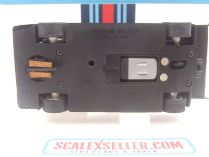 Team Slot Lola B98/10 #3 Metallic Black & Blue paint with flames graphics 1/32 slot car