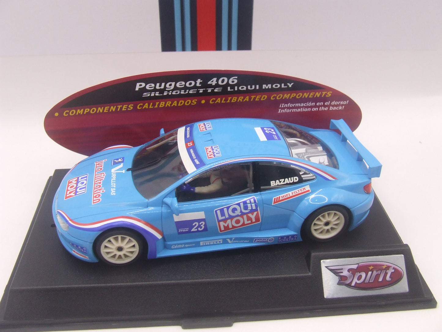 Spirit 0501108 Peugeot 406 Silhouette #23 Liqui Moly 1/32 slot car