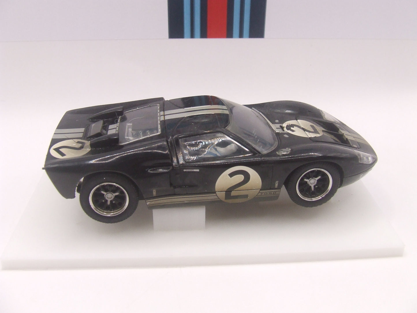 Scalextric Car C2465 Ford Gt40 Le Mans #2 (1966) Weathered