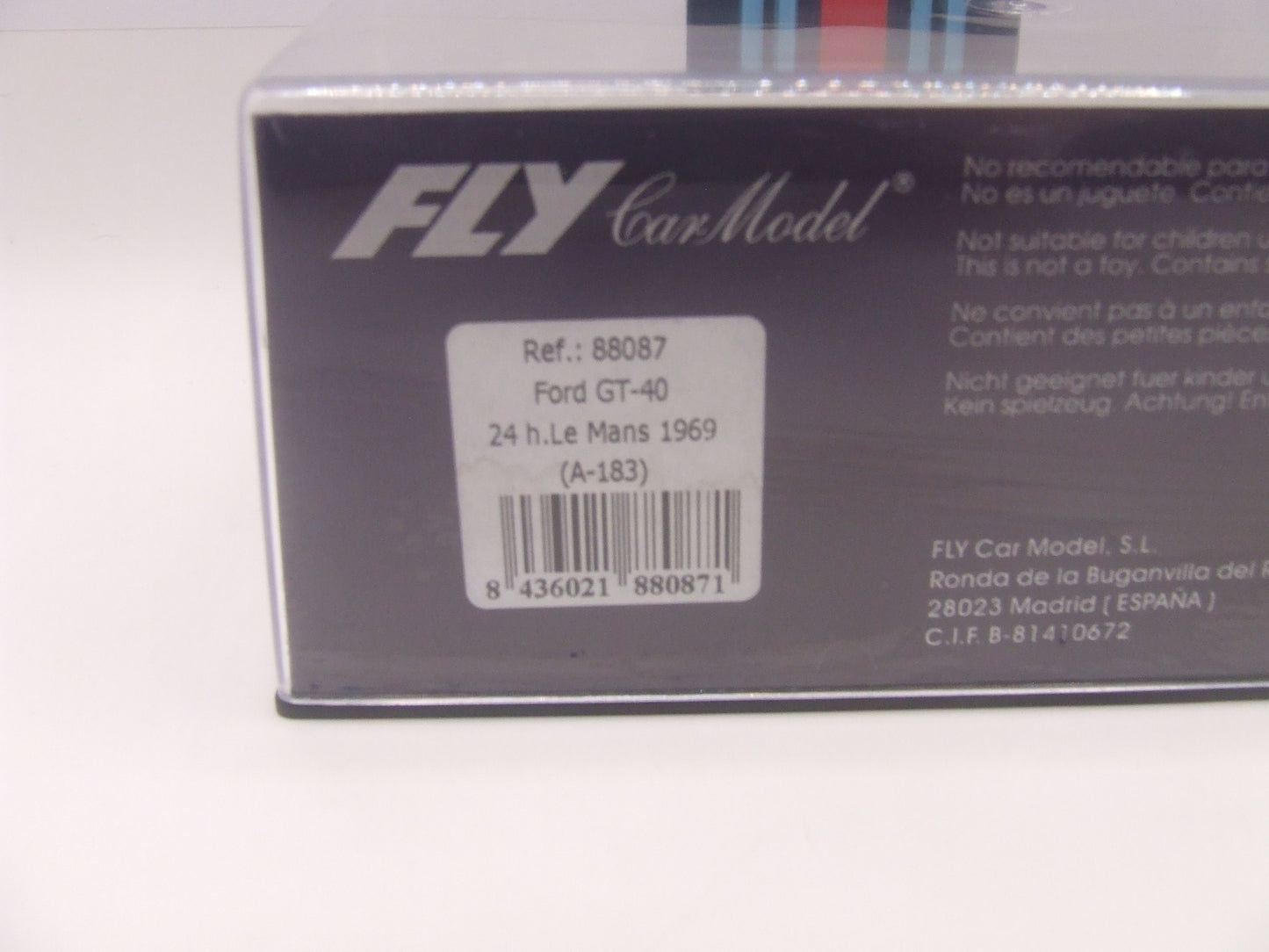 Fly Car Model Ford GT-40 #68 "Deutsche Auto Zeitung" – 24h Le Mans 1969 – Kelleners/Joest – 1:32 Slot Car