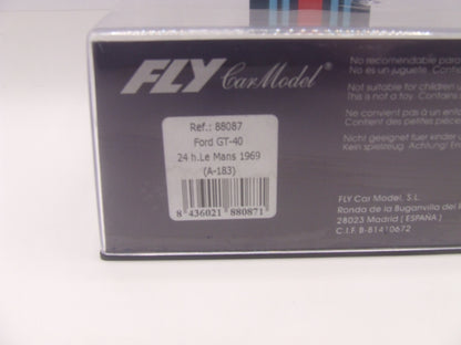 Fly Car Model Ford GT-40 #68 "Deutsche Auto Zeitung" – 24h Le Mans 1969 – Kelleners/Joest – 1:32 Slot Car