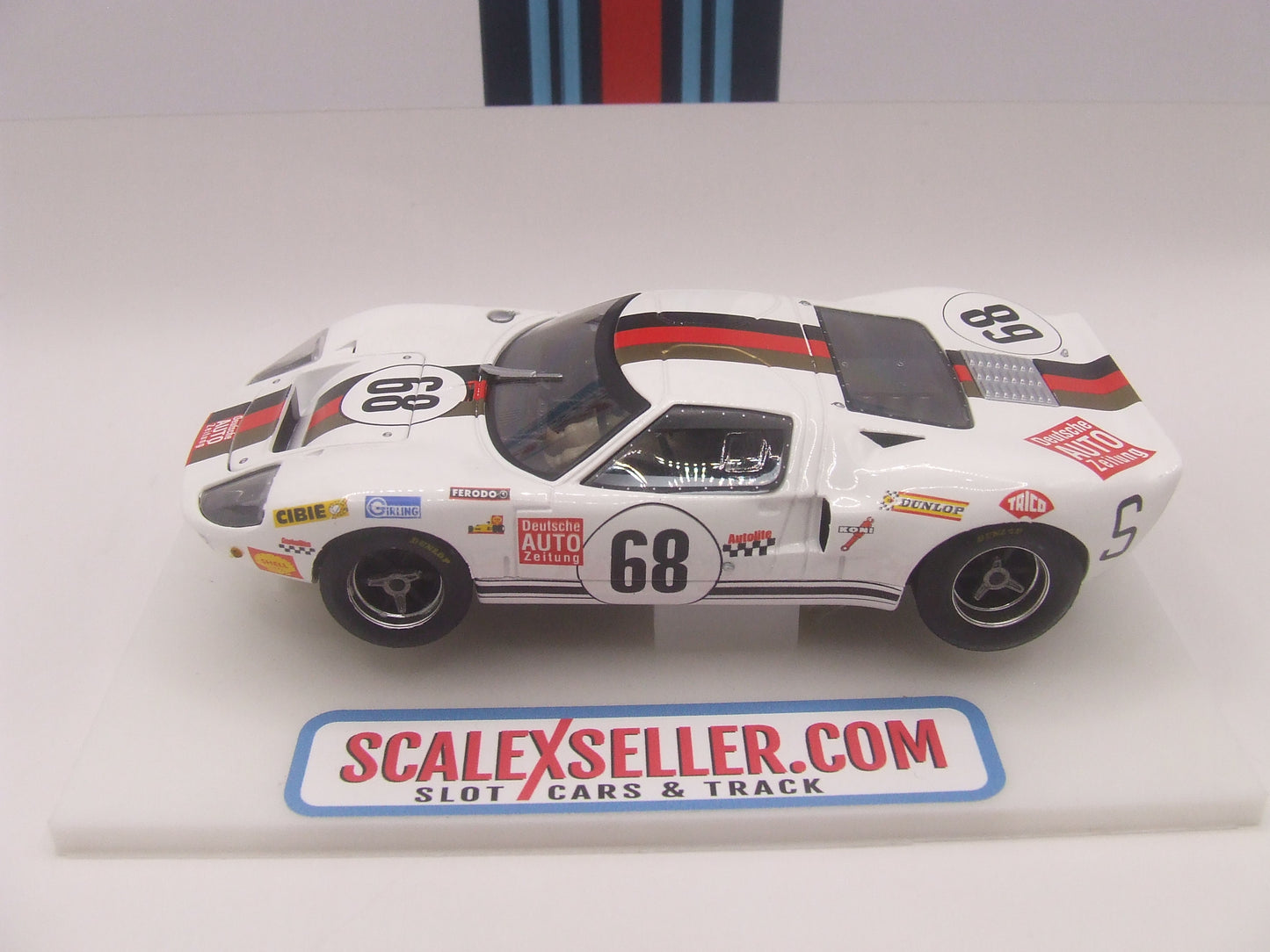 Fly Car Model Ford GT-40 #68 "Deutsche Auto Zeitung" – 24h Le Mans 1969 – Kelleners/Joest – 1:32 Slot Car
