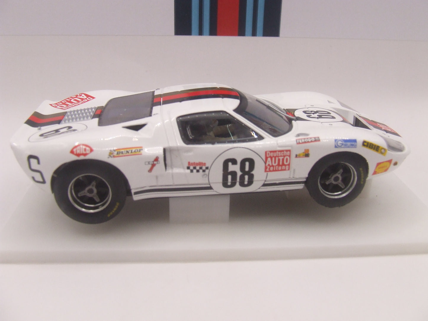 Fly Car Model Ford GT-40 #68 "Deutsche Auto Zeitung" – 24h Le Mans 1969 – Kelleners/Joest – 1:32 Slot Car