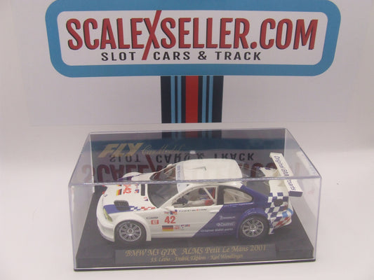 Fly Car Model BMW M3 GTR #42 "Original BMW Parts" – ALMS Petit Le Mans 2001 – Lehto/Ekblom/Wendlinger – 1:32 Slot Car