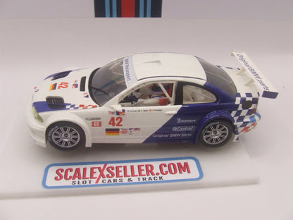 Fly Car Model BMW M3 GTR #42 "Original BMW Parts" – ALMS Petit Le Mans 2001 – Lehto/Ekblom/Wendlinger – 1:32 Slot Car