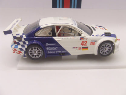 Fly Car Model BMW M3 GTR #42 "Original BMW Parts" – ALMS Petit Le Mans 2001 – Lehto/Ekblom/Wendlinger – 1:32 Slot Car