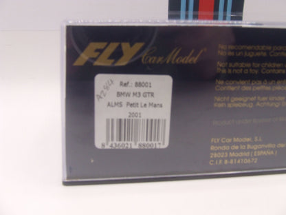 Fly Car Model BMW M3 GTR #42 "Original BMW Parts" – ALMS Petit Le Mans 2001 – Lehto/Ekblom/Wendlinger – 1:32 Slot Car