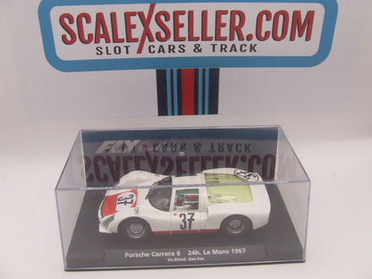 FLY Porsche Carrera 6 (906) "24h Le Mans 1967" Elford/Pon #37 1:32 Slot Car – Ref. 88277 – Used