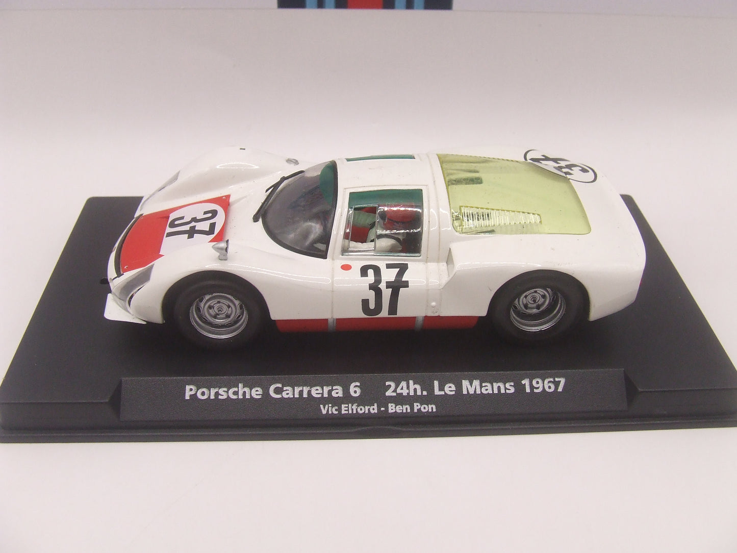 FLY Porsche Carrera 6 (906) "24h Le Mans 1967" Elford/Pon #37 1:32 Slot Car – Ref. 88277 – Used