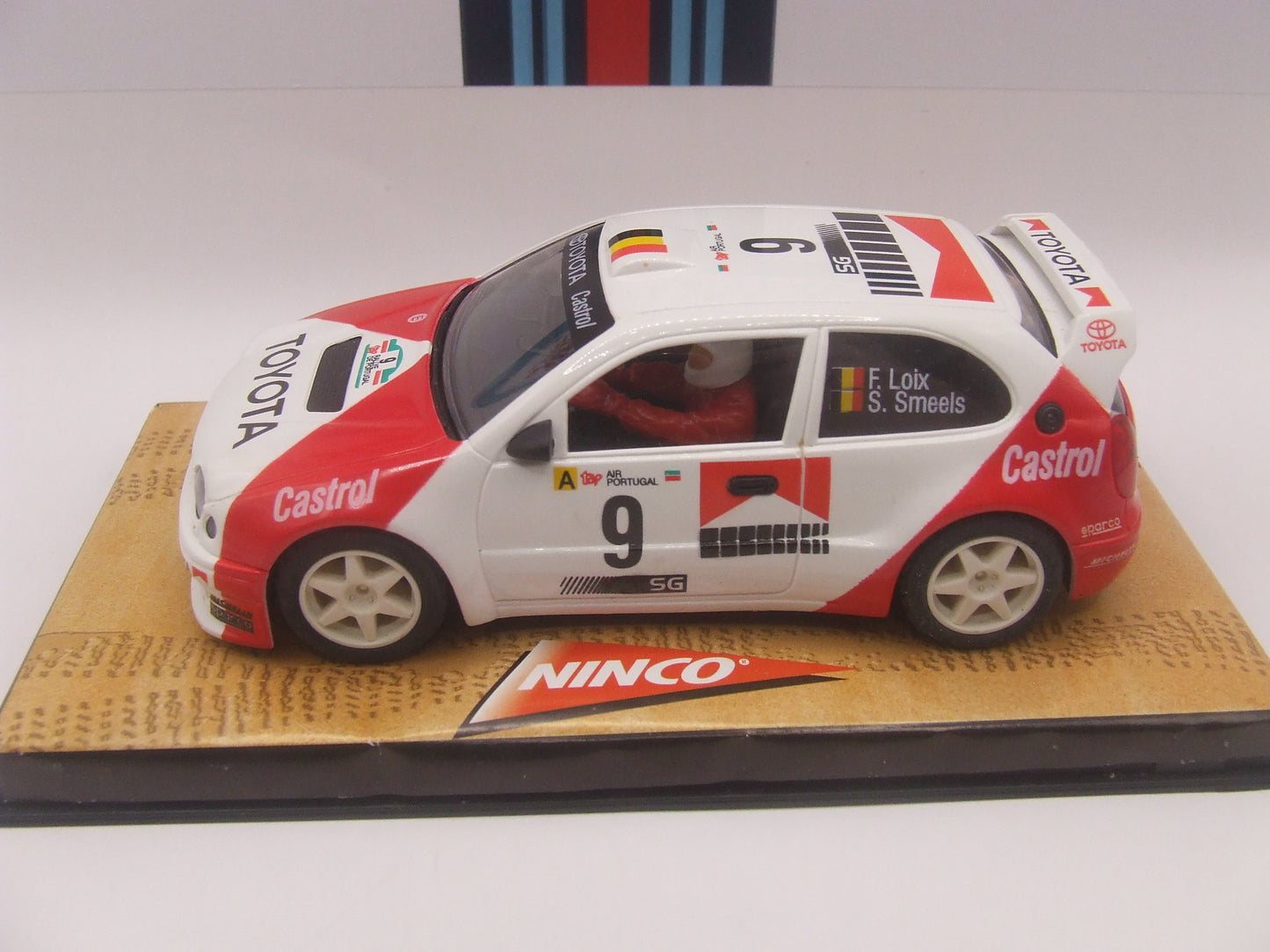 Ninco Toyota Corolla WRC "Rallye Portugal" #9 – F. Loix/S. Smeels – NIB – Ref. 50176