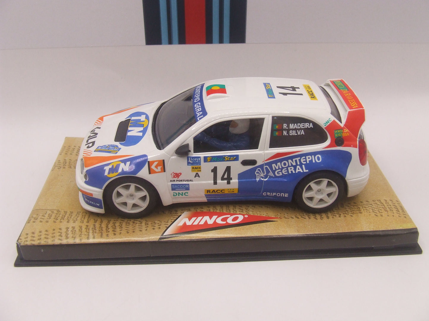 Ninco Toyota Corolla WRC "GALP" #14 – R. Madeira/N. Silva – NIB – Ref. 50179