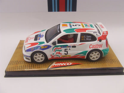 Ninco Toyota Corolla WRC "Castrol" #5 – Carlos Sainz/Luis Moya – NIB – Ref. 50165