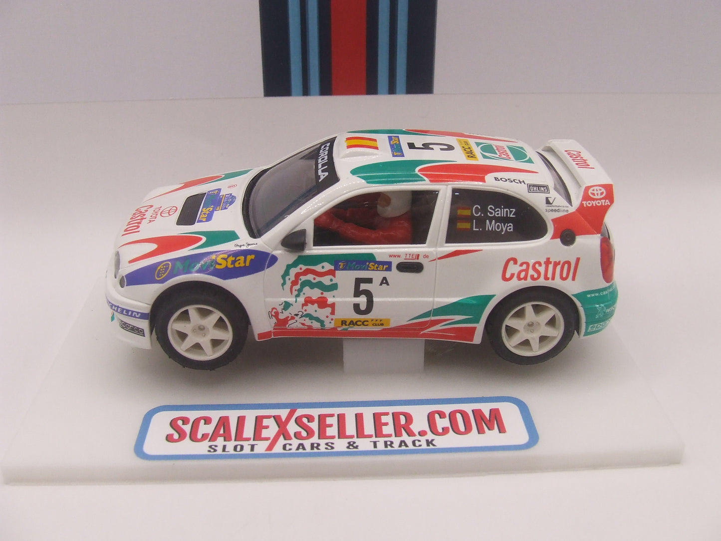 Ninco Toyota Corolla WRC "Castrol" #5 – Carlos Sainz/Luis Moya – NIB – Ref. 50165
