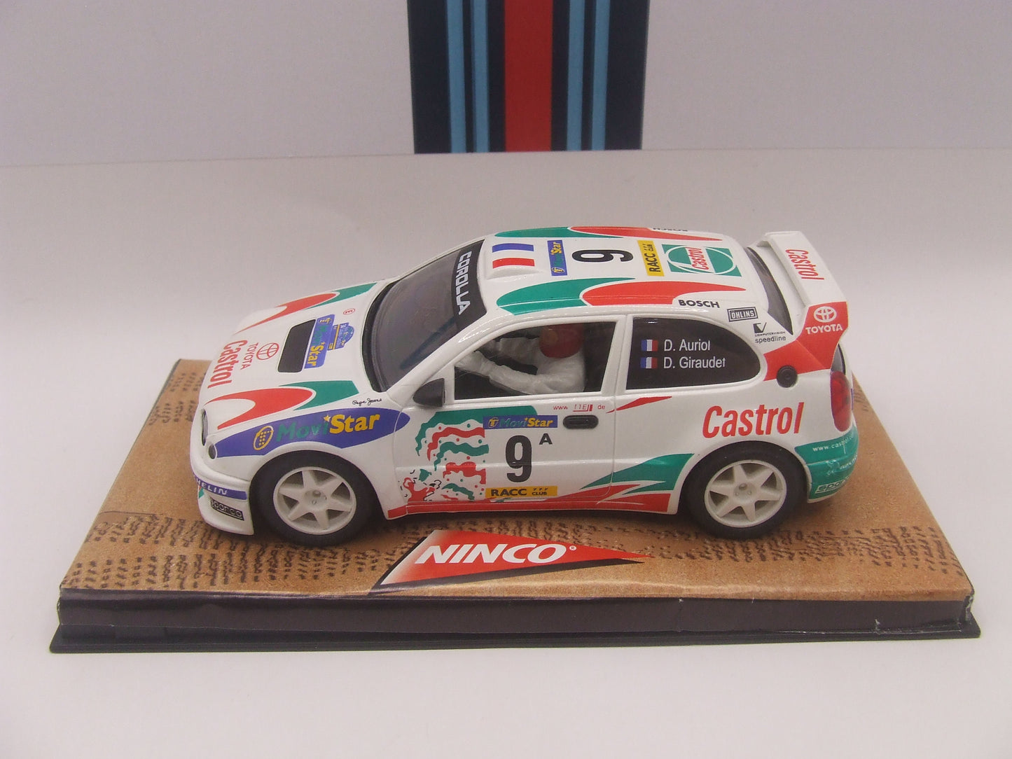 Ninco Toyota Corolla WRC "Castrol" #9 – Didier Auriol/Denis Giraudet – NIB – Ref. 50166