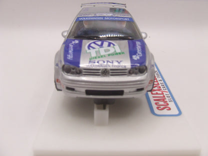 Ninco Volkswagen 4 x 4 Golf TDI "Greenergy" #22 – Simpson/Gibson – Mobil 1 British Rally Championship – 1:32 Slot Car