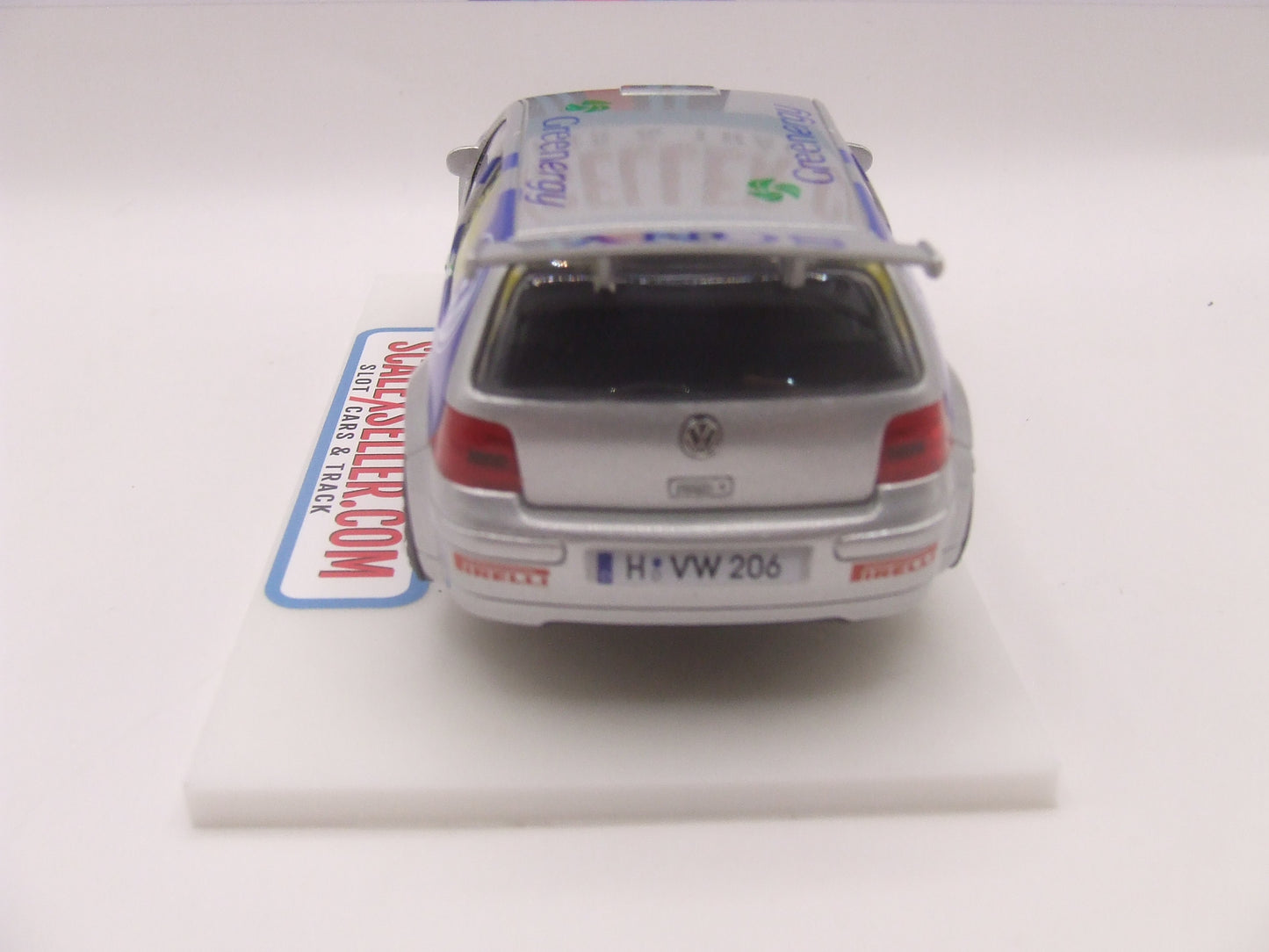 Ninco Volkswagen 4 x 4 Golf TDI "Greenergy" #22 – Simpson/Gibson – Mobil 1 British Rally Championship – 1:32 Slot Car