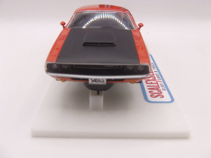 Scalextric Dodge Challenger T/A "Red & Black" 340 Six Pack – 1:32 Slot Car C4065
