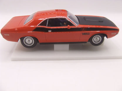 Scalextric Dodge Challenger T/A "Red & Black" 340 Six Pack – 1:32 Slot Car C4065
