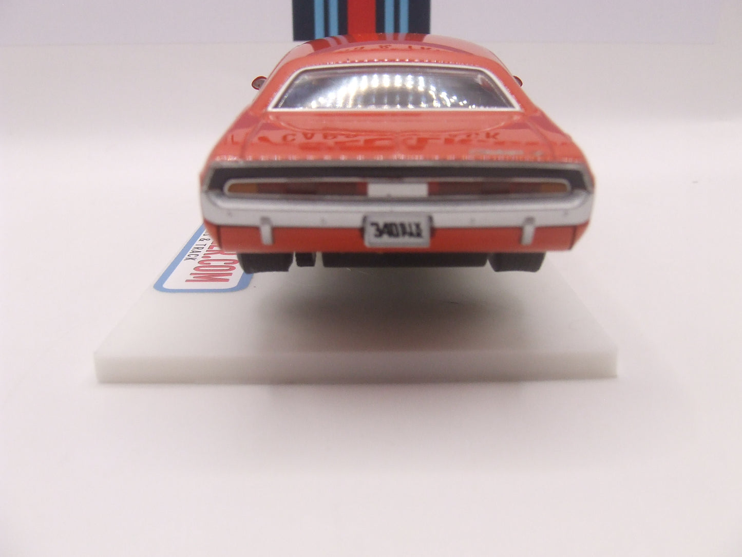 Scalextric Dodge Challenger T/A "Red & Black" 340 Six Pack – 1:32 Slot Car C4065