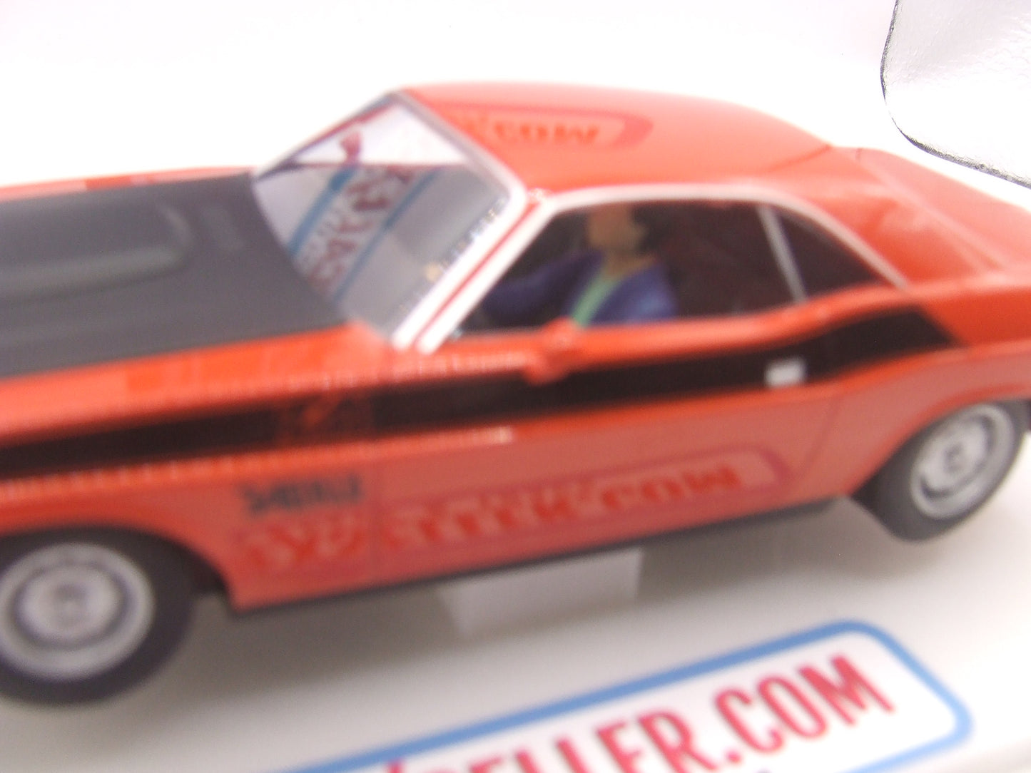 Scalextric Dodge Challenger T/A "Red & Black" 340 Six Pack – 1:32 Slot Car C4065