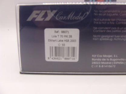 FLY Lola T70 MkIIIB "Elkhart Lake HSR 2003" #2 – Peter Kitchak – NIB – Ref. 88071