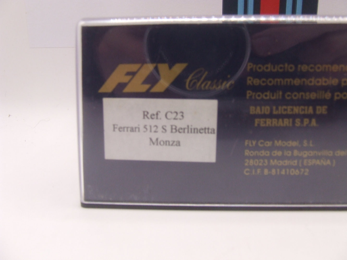 FLY Ferrari 512 S Berlinetta "Monza 70" #6 – NIB – Ref. C23