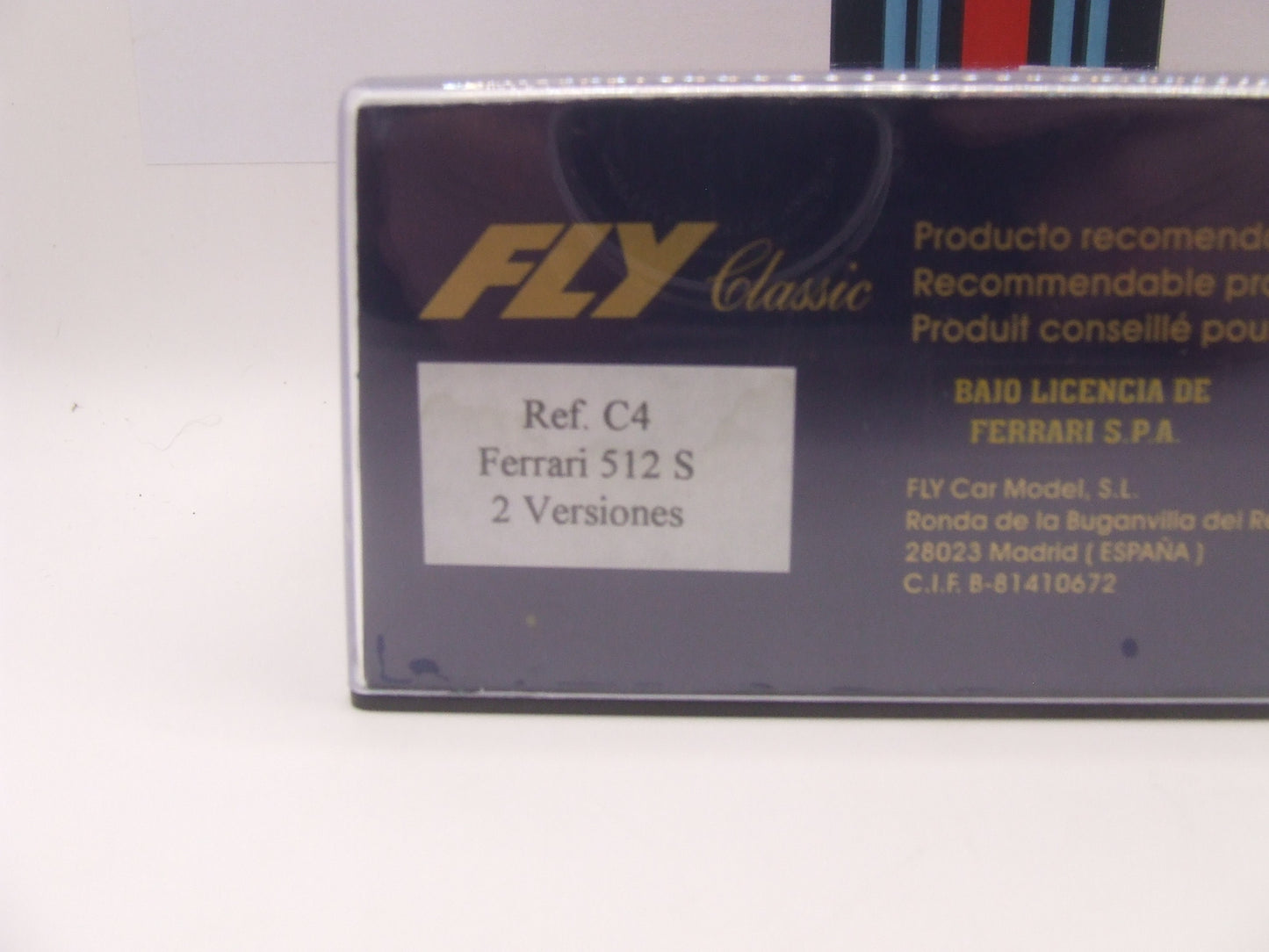 FLY Ferrari 512 S "2 Versiones" – Red, Apply-Your-Own Livery – NIB – Ref. C4