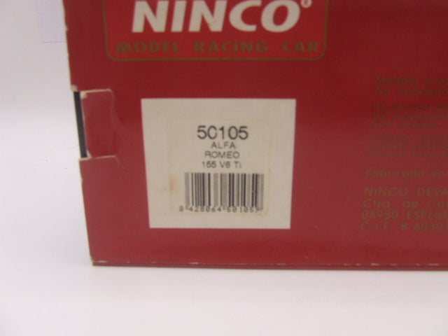 Ninco Alfa Romeo 155 V6 Ti "Jägermeister" 1:32 Slot Car (NIB)