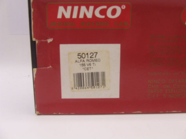 Ninco Alfa Romeo 155 V6 Ti "CET" #1 Campos 1:32 Slot Car (NIB)