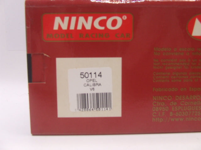 Ninco Opel Calibra V6 DTM "Team Joest DEKRA" #10 Dalmas 1:32 Slot Car (NIB)
