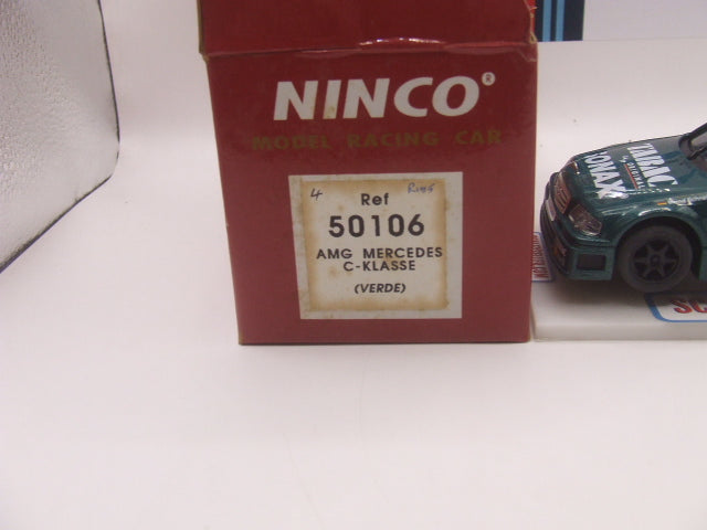 Ninco AMG Mercedes C-Klasse "Sonax/Tabac" #4 Schneider 1:32 Slot Car (NIB)