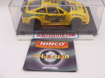 Ninco Opel Calibra "ProMarkt" #17 Klaus Ludwig 1:32 Slot Car (NIB)