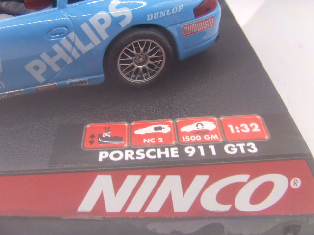 Ninco Porsche 911 GT3 "Philips" #26 1:32 Slot Car (NIB)
