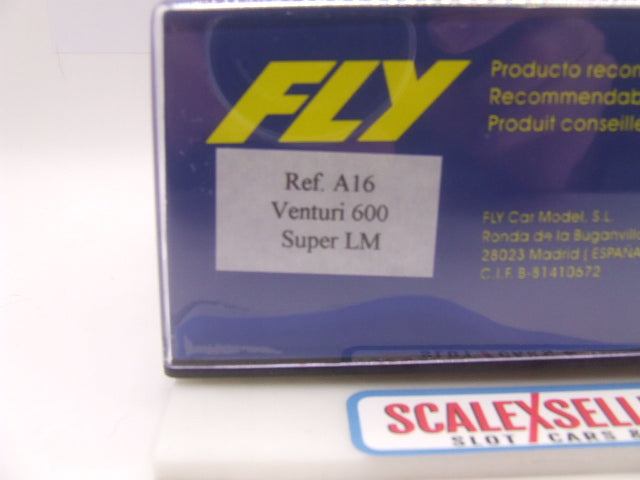 FLY Venturi 600 Super LM "Igol Sikkens" #44 – Le Mans 1995 – NIB – Ref. A16