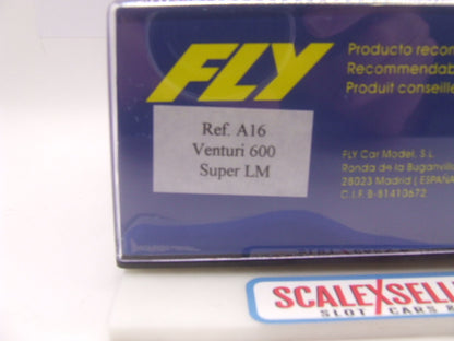 FLY Venturi 600 Super LM "Igol Sikkens" #44 – Le Mans 1995 – NIB – Ref. A16