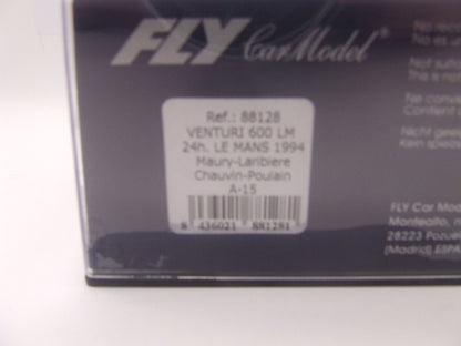 FLY Venturi 600 LM 1:32 Slot Car – "Arman" Art Car #30 – 24 Hours of Le Mans 1994 – NIB Secondhand