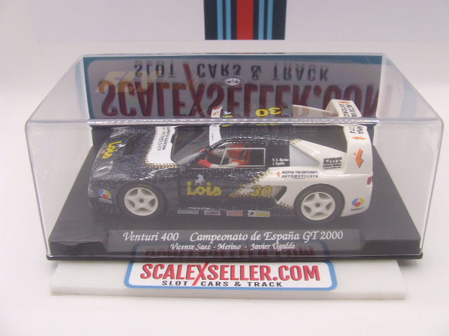 FLY Venturi 400 1:32 Slot Car – "Lois" #30 – Spanish GT Championship 2000 – NIB Secondhand