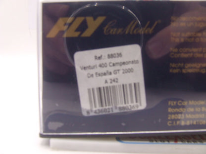 FLY Venturi 400 1:32 Slot Car – "Lois" #30 – Spanish GT Championship 2000 – NIB Secondhand