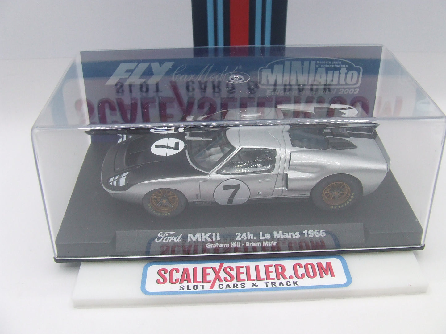 E181 Fly Ford GT40 MkII 24H Le Mans 1966, #7  Graham Hill Brian Muir 1:32 Slot Car