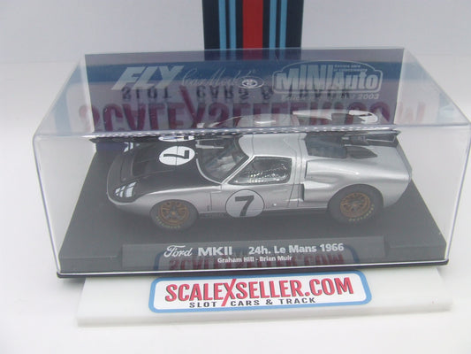 E181 Fly Ford GT40 MkII 24H Le Mans 1966, #7  Graham Hill Brian Muir 1:32 Slot Car