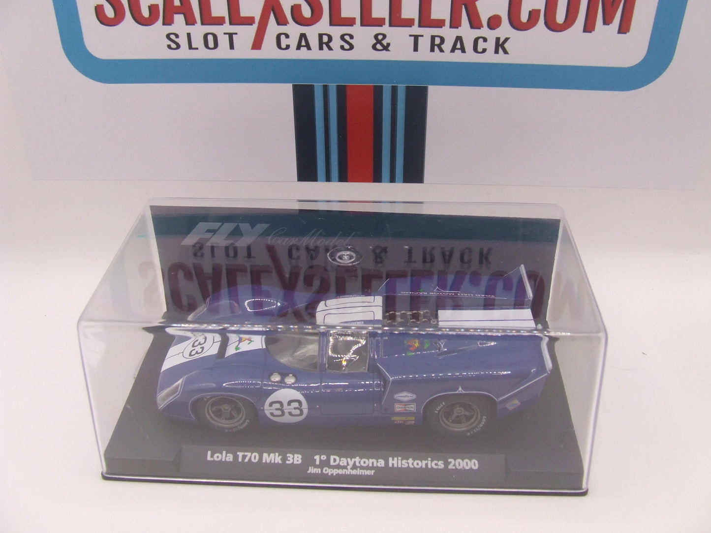 FLY Lola T70 MkIIIB "1st Daytona Historics 2000" #33 – Jim Oppenheimer – NIB – Ref. 88119